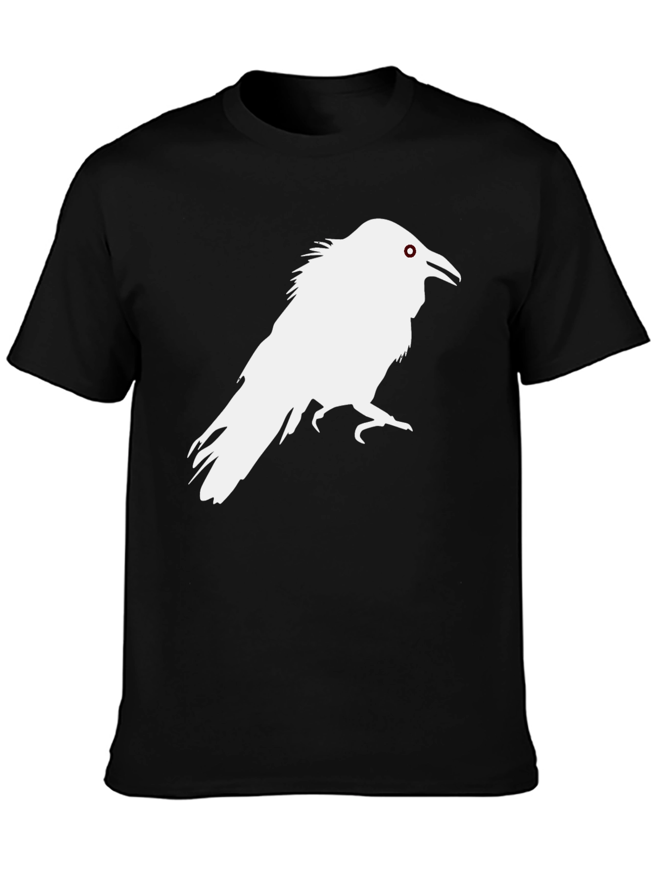 Raven Graphic T-Shirt - Bold Crow Design