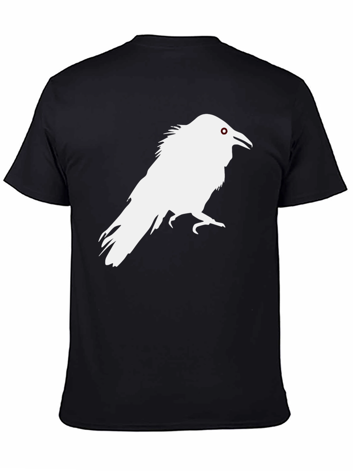Raven Graphic T-Shirt - Bold Crow Design