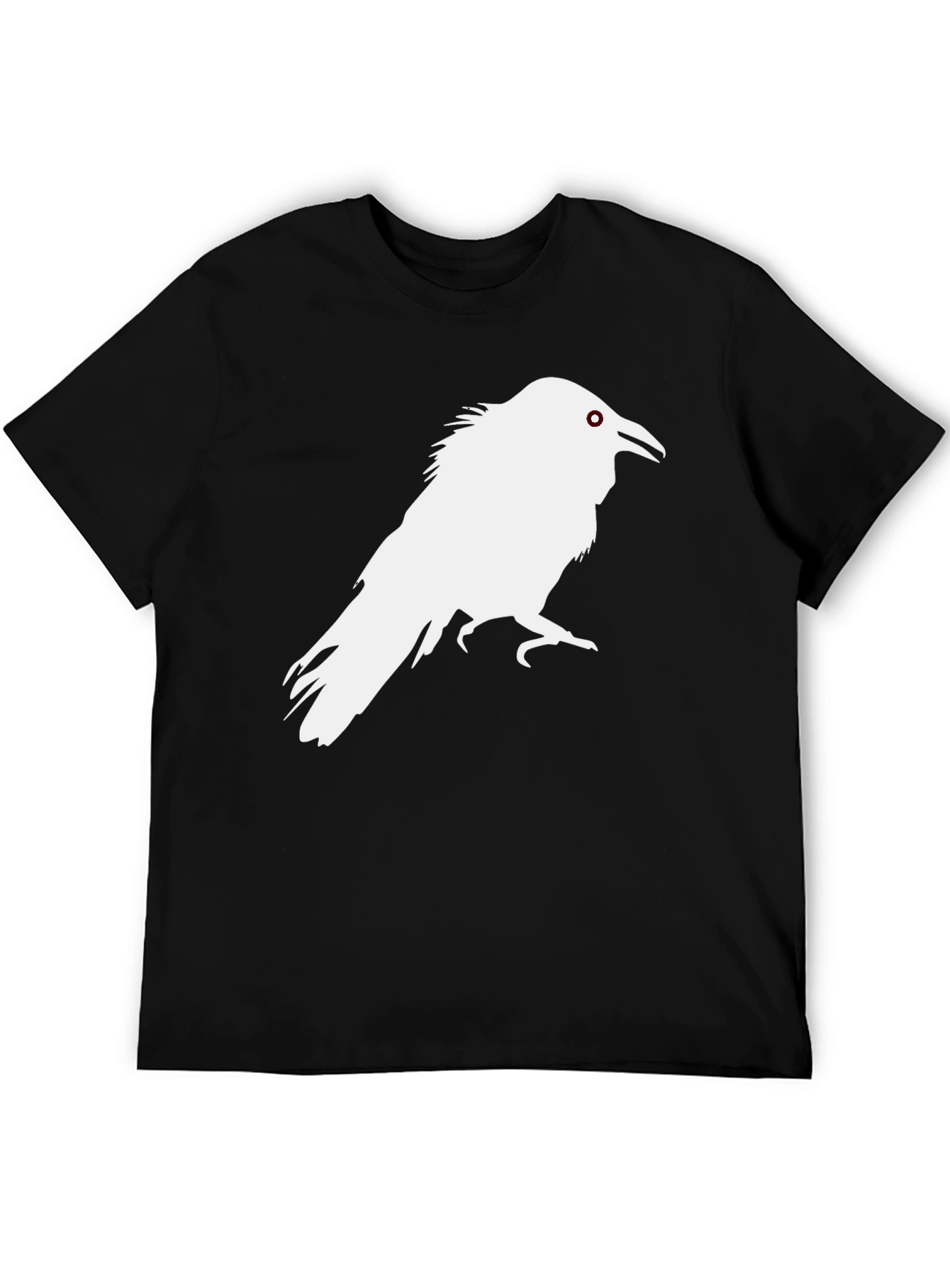 Raven Graphic T-Shirt - Bold Crow Design