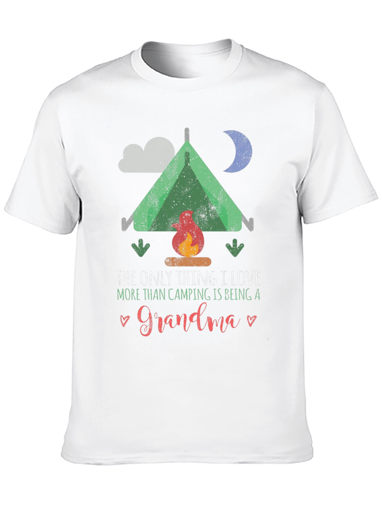 Camping Grandma Graphic Tee