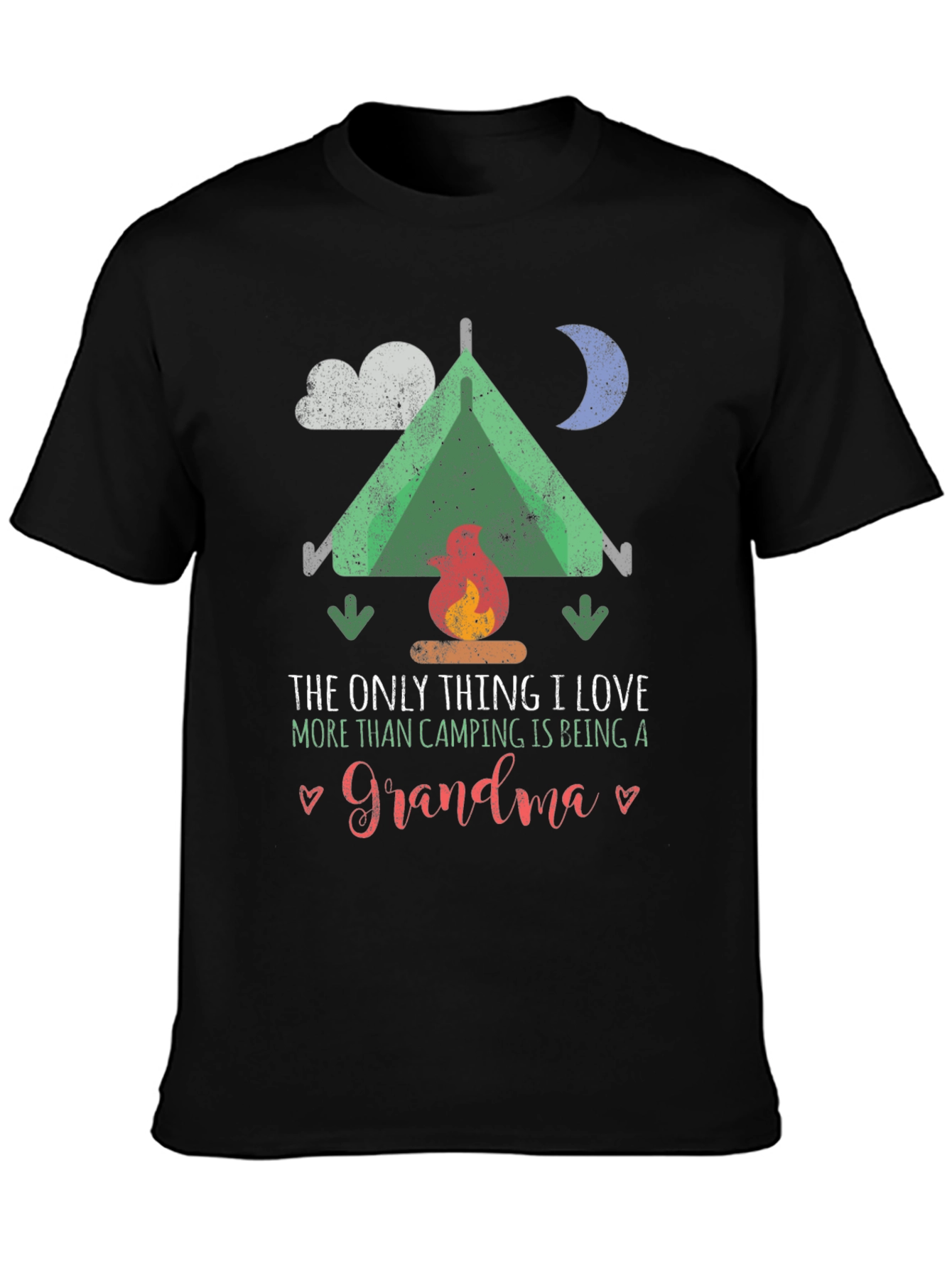 Camping Grandma Graphic Tee