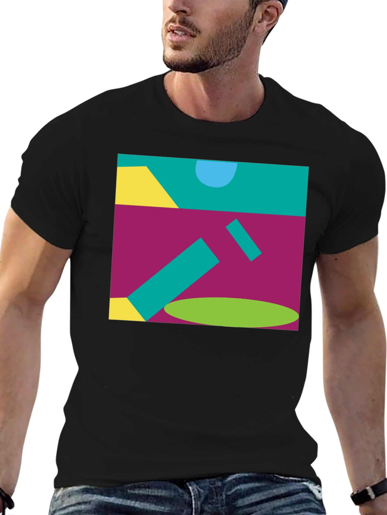 Abstract Geometric Pattern T-Shirt