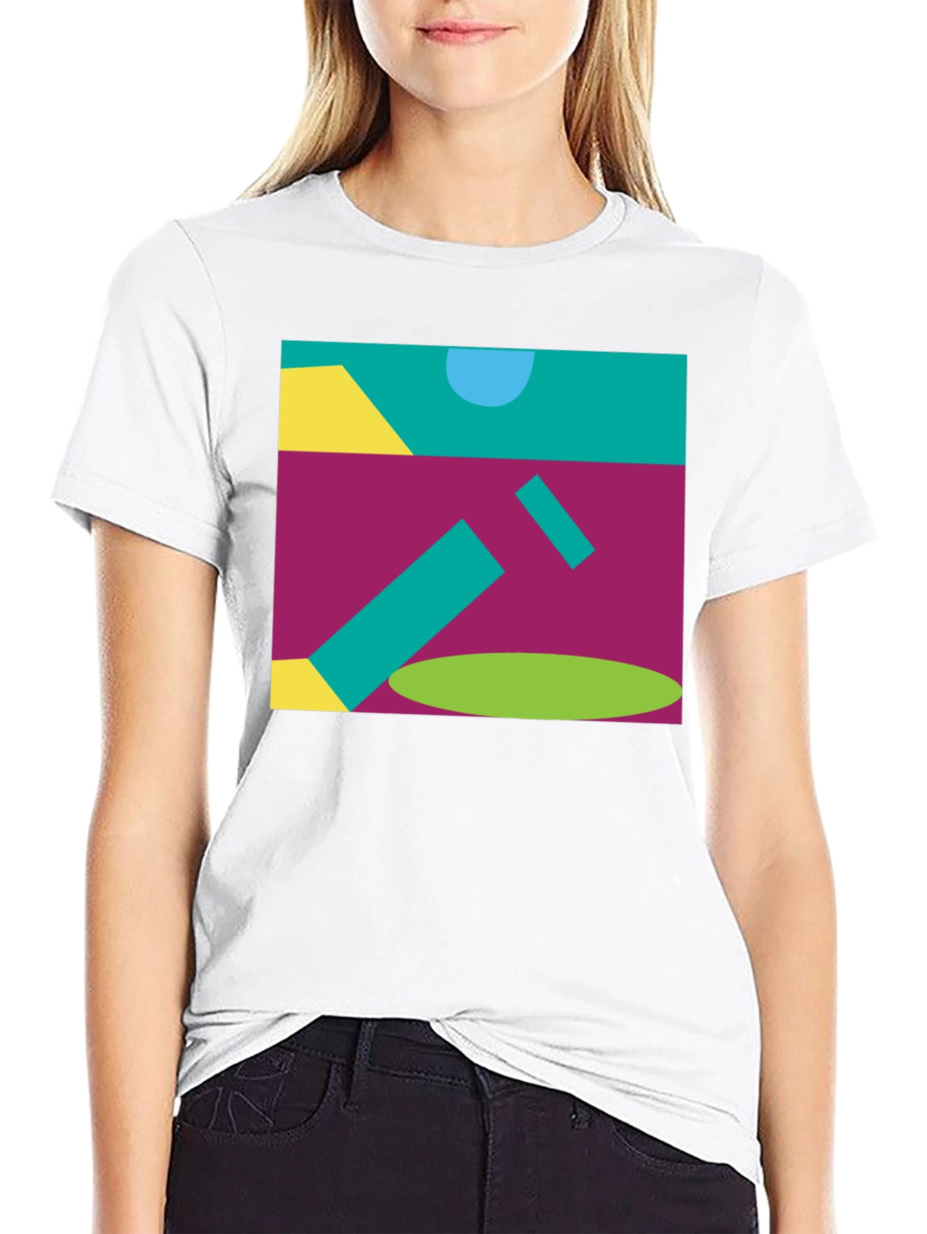 Abstract Geometric Pattern T-Shirt