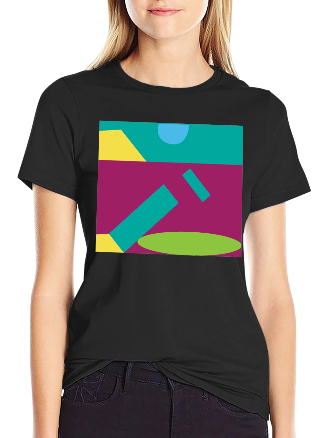 Abstract Geometric Pattern T-Shirt