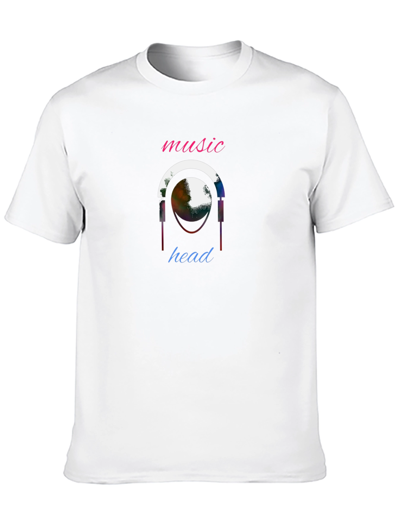Music Head Graphic T-Shirt - Unique Design