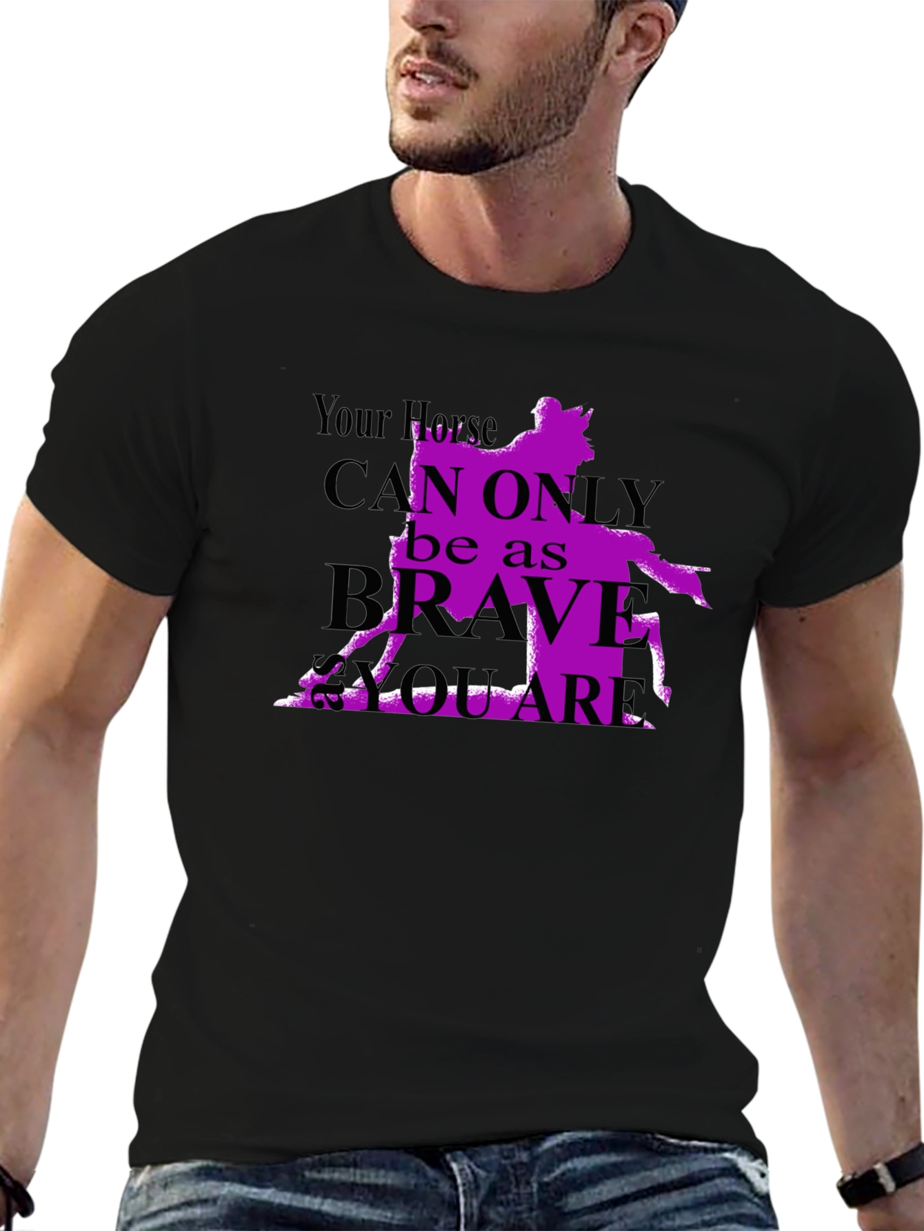 Horse Rider T-Shirt - Brave As You Are