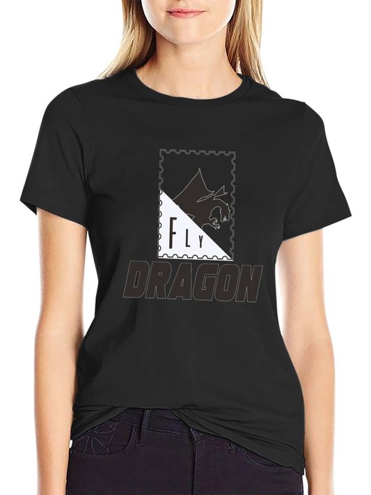 Fly Dragon Graphic Tee - Premium Comfort