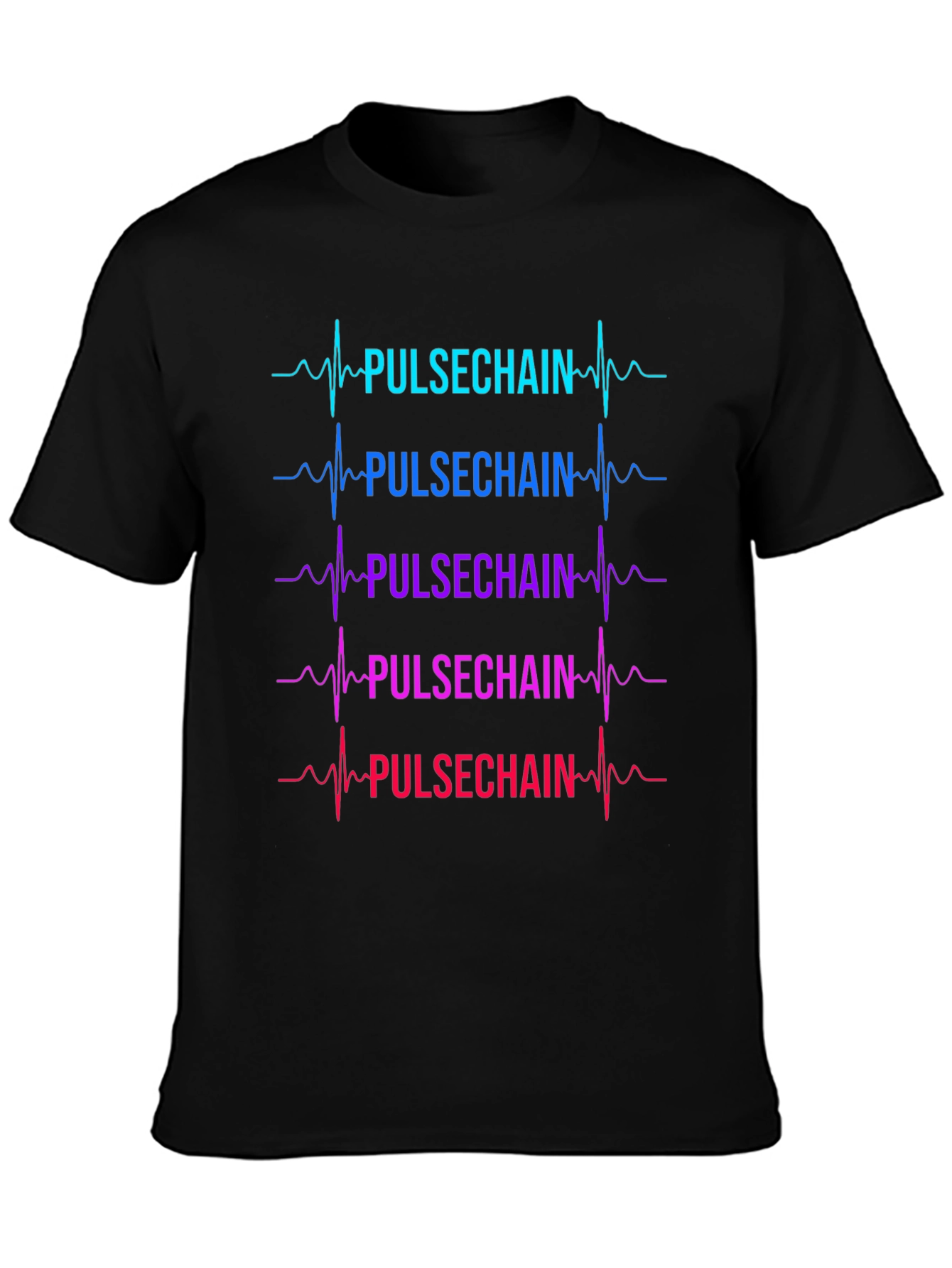 PulseChain Heartbeat Graphic T-Shirt