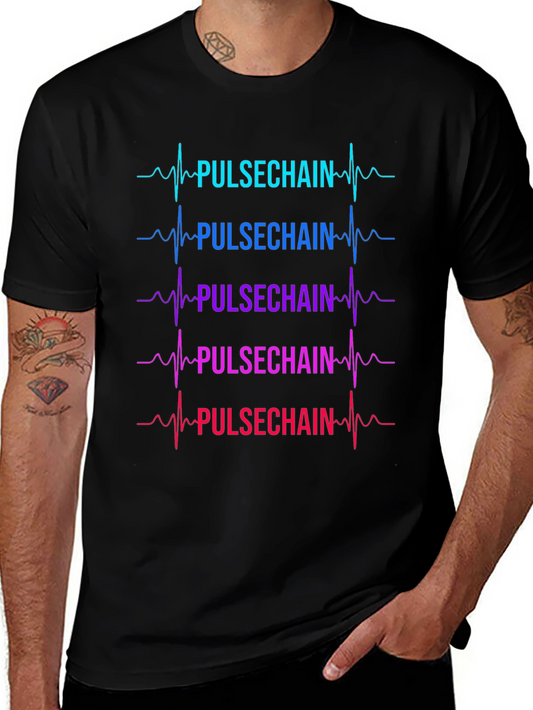 PulseChain Heartbeat Graphic T-Shirt