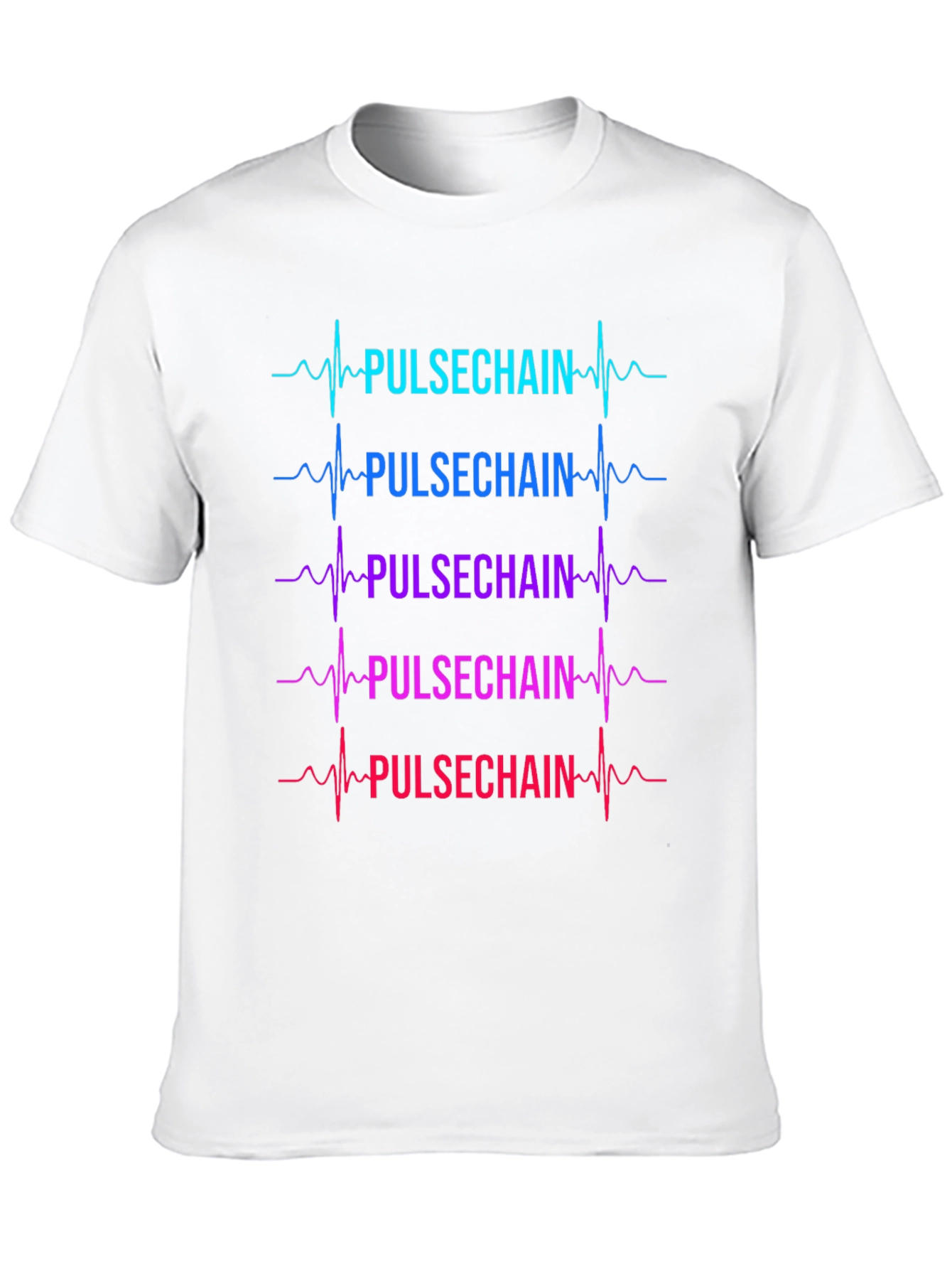 PulseChain Heartbeat Graphic T-Shirt