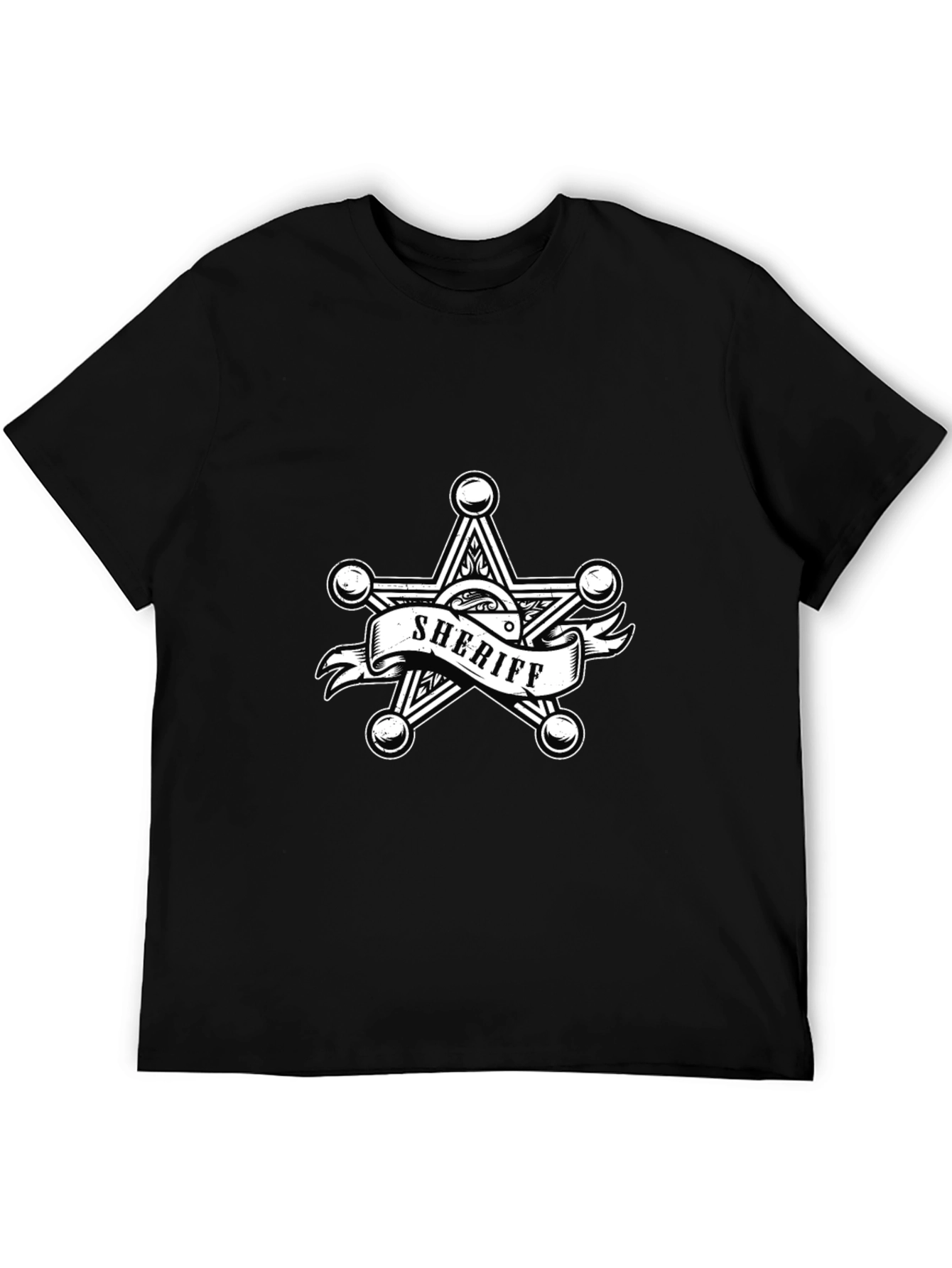 Sheriff Star T-Shirt - Western Style Tee