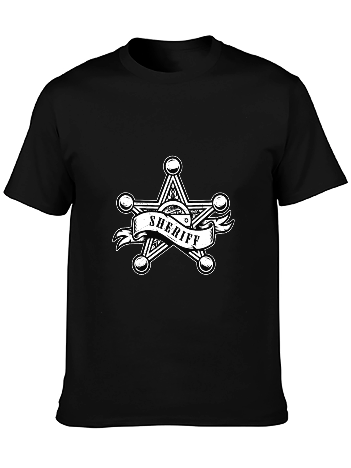 Sheriff Star T-Shirt - Western Style Tee