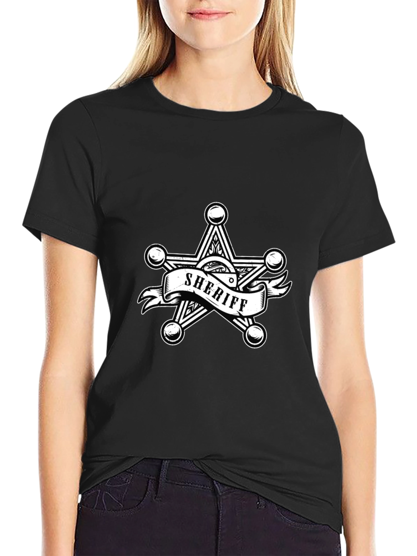 Sheriff Star T-Shirt - Western Style Tee