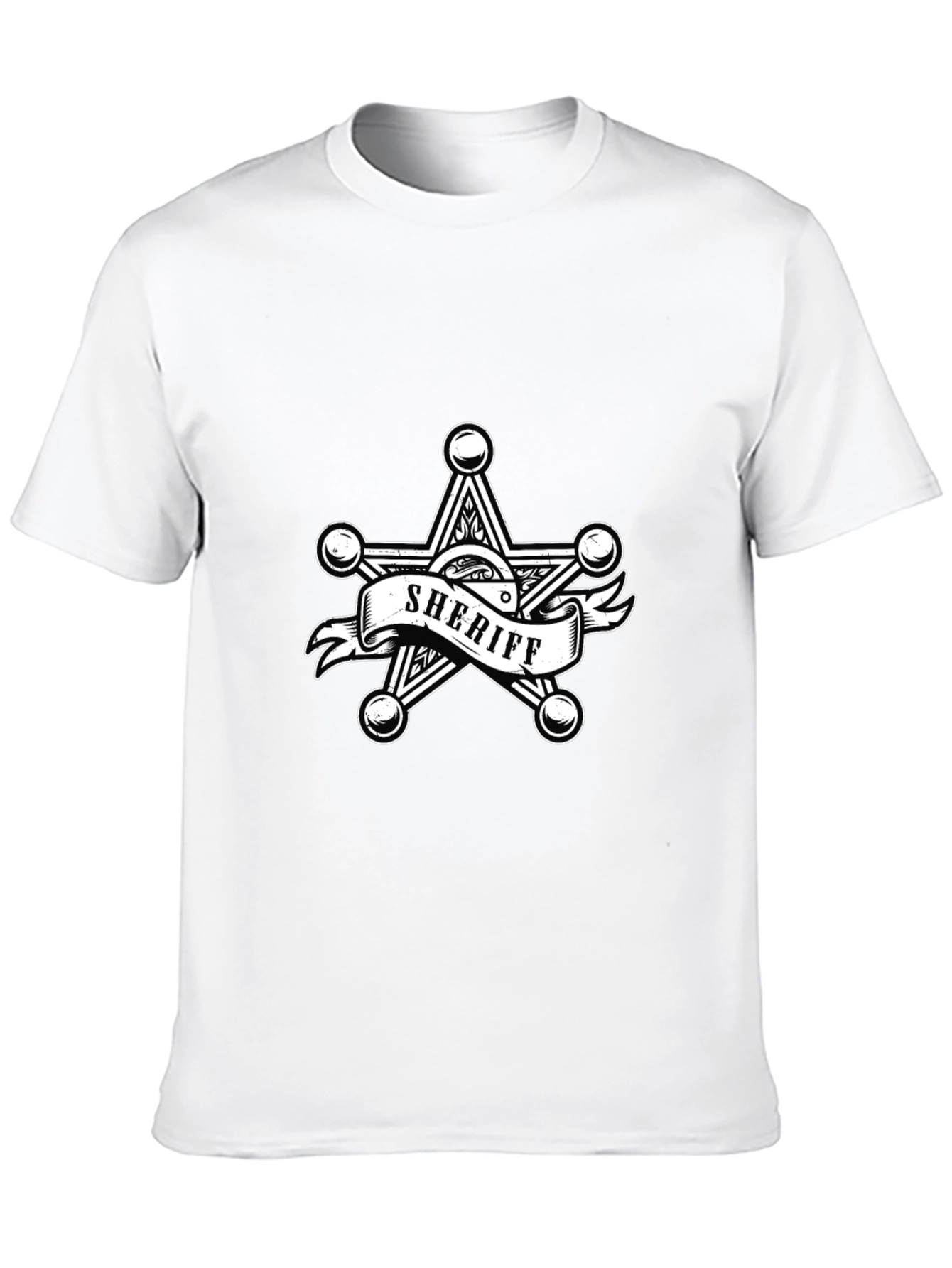Sheriff Star T-Shirt - Western Style Tee