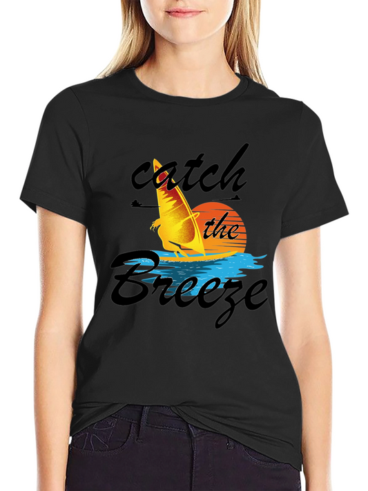 Catch the Breeze Graphic T-Shirt - Surf Inspired