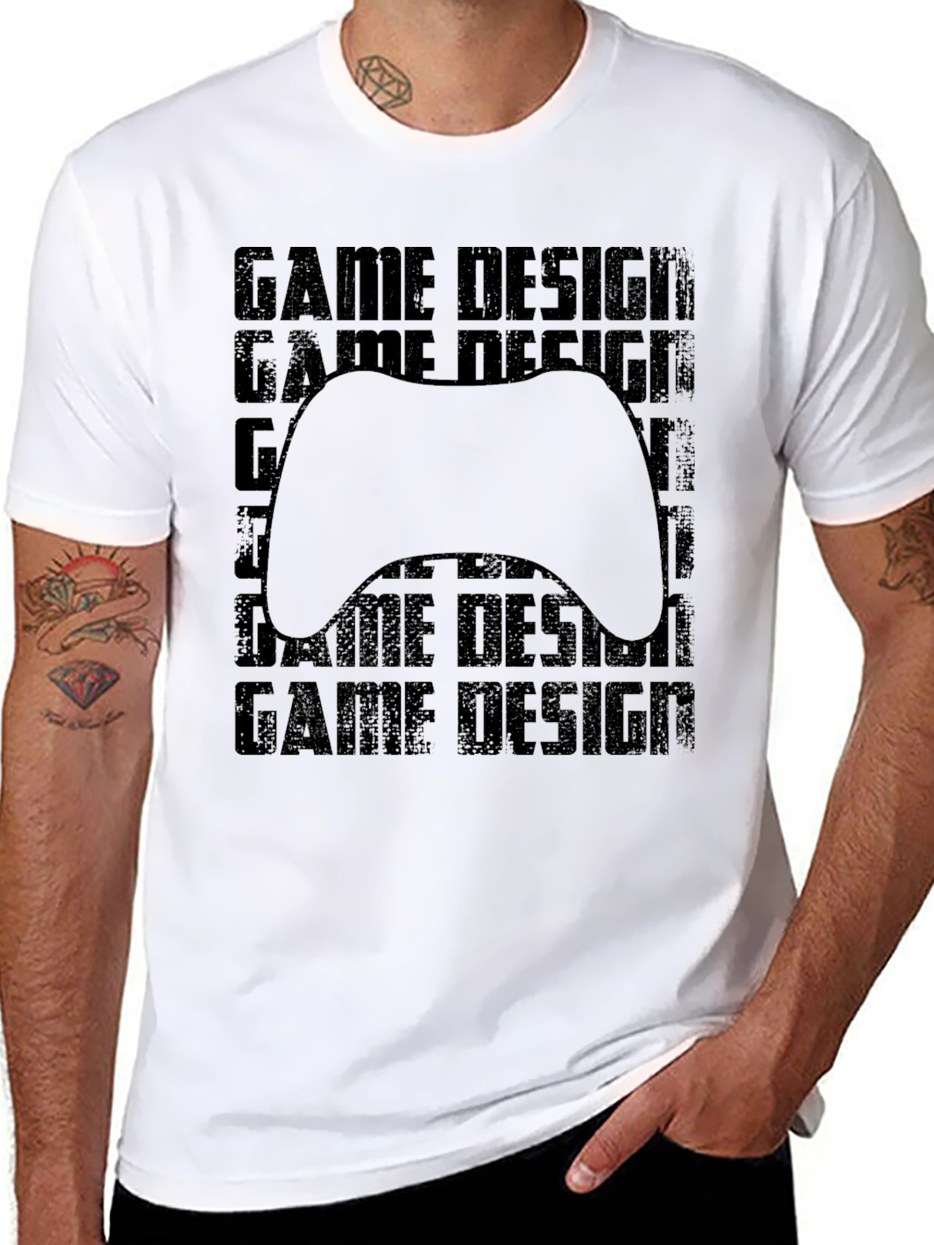Game Design T-Shirt Controller Tee