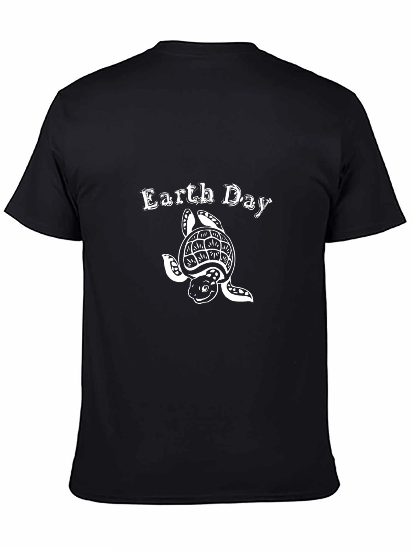 Earth Day Turtle Graphic T-Shirt