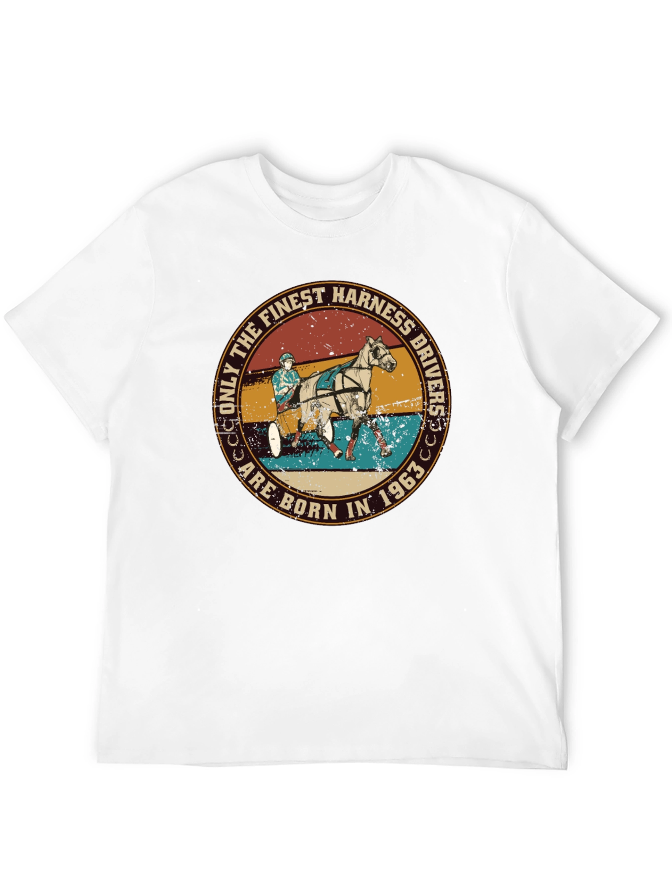 Finest Harness Drivers T-Shirt - Born in 1963