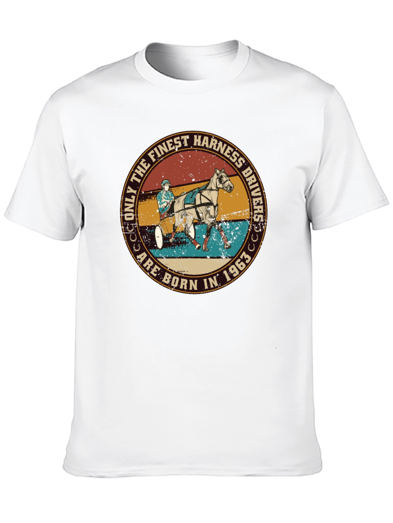 Finest Harness Drivers T-Shirt - Born in 1963