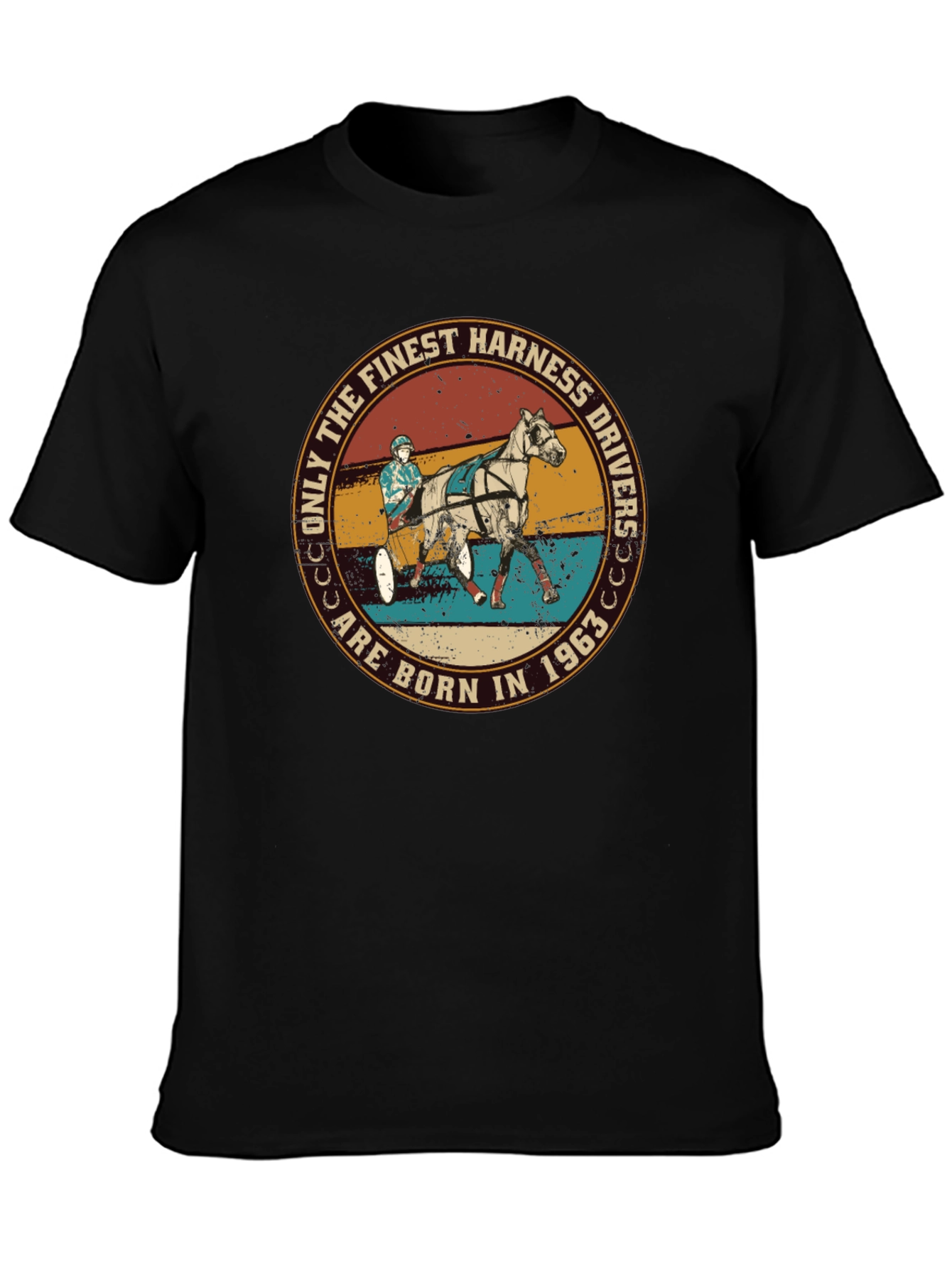 Finest Harness Drivers T-Shirt - Born in 1963
