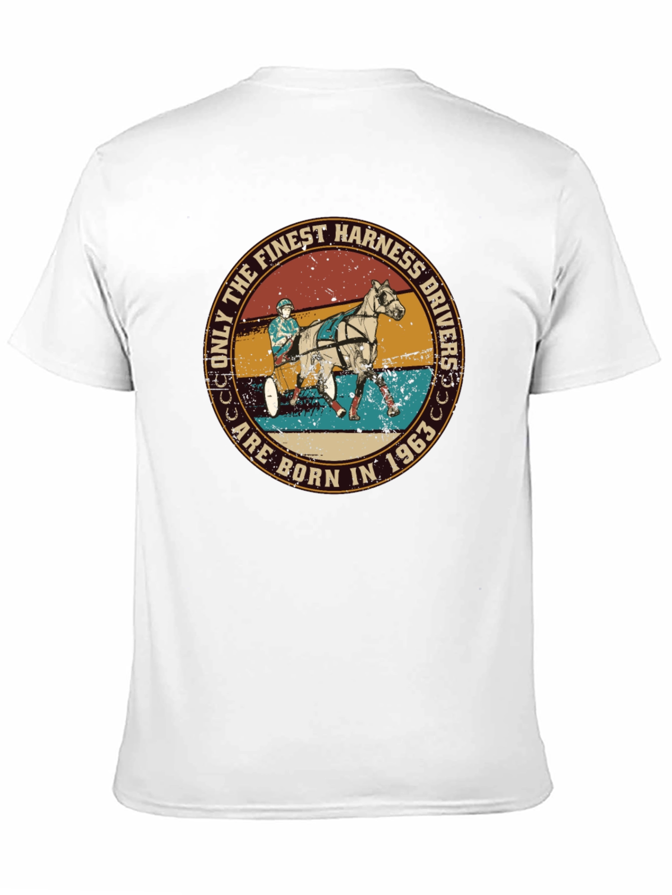 Finest Harness Drivers T-Shirt - Born in 1963