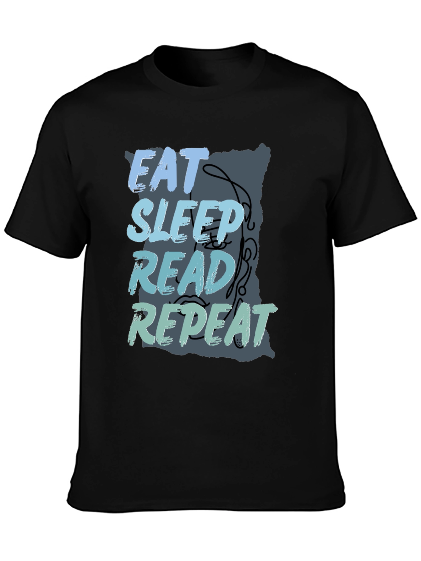 Eat Sleep Read Repeat T-Shirt - Reading Lover Tee
