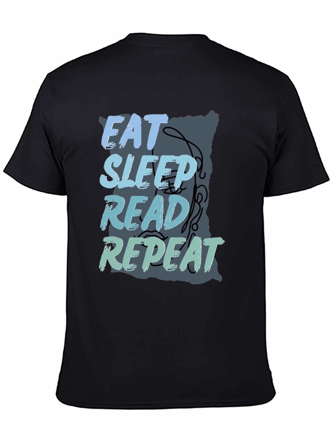 Eat Sleep Read Repeat T-Shirt - Reading Lover Tee