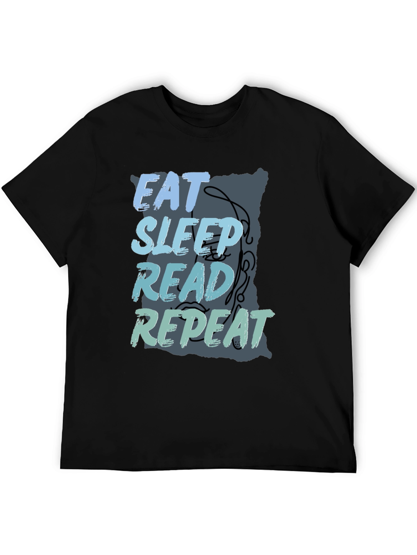 Eat Sleep Read Repeat T-Shirt - Reading Lover Tee