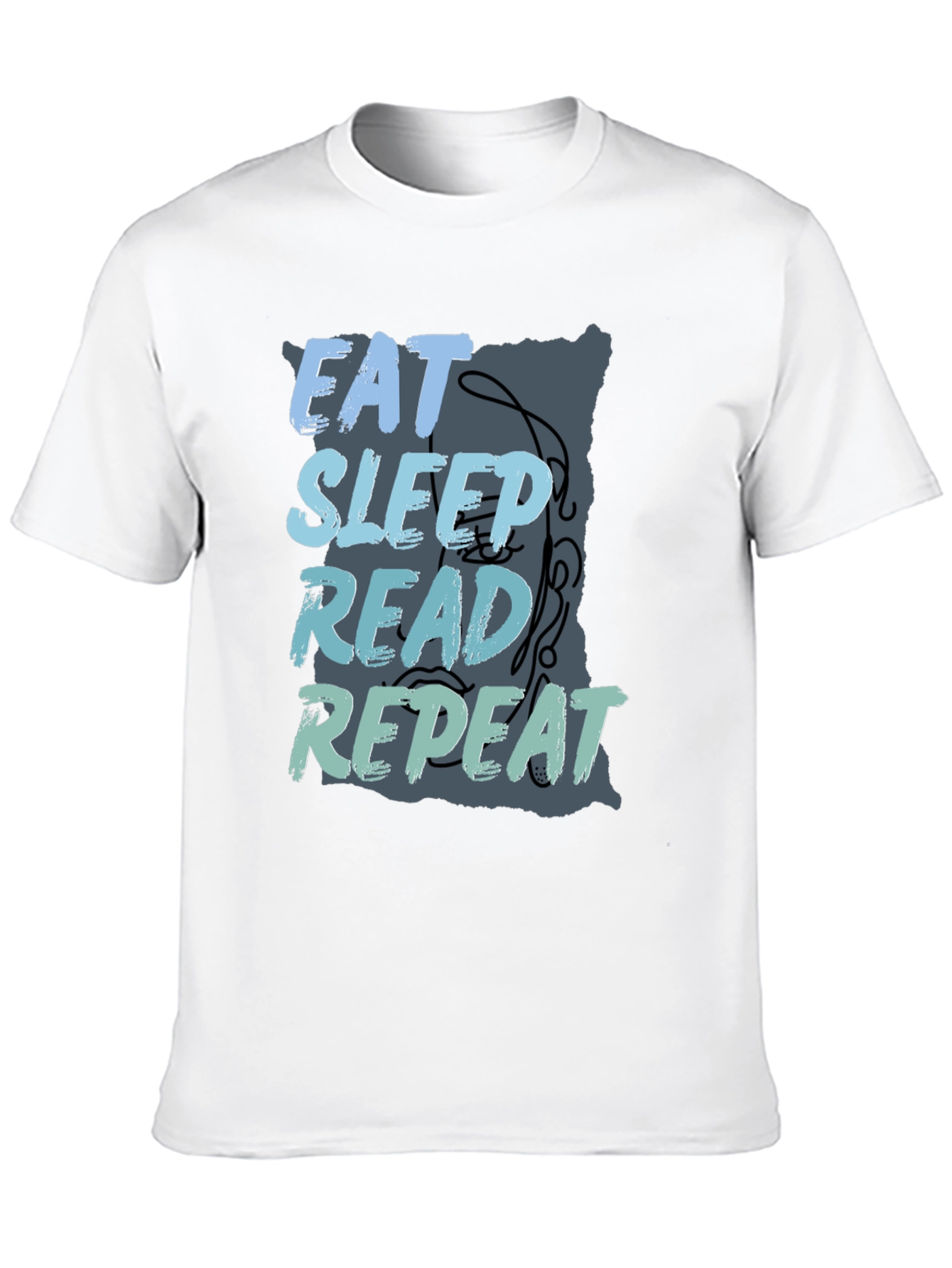 Eat Sleep Read Repeat T-Shirt - Reading Lover Tee