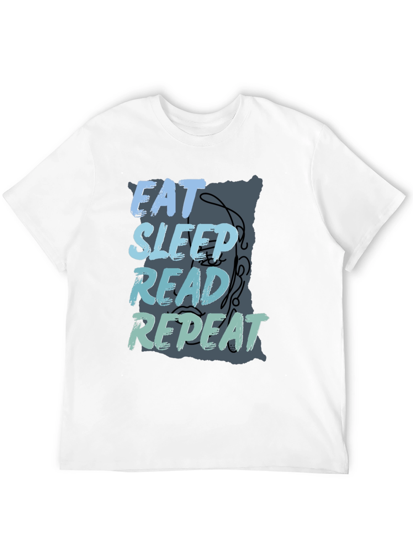 Eat Sleep Read Repeat T-Shirt - Reading Lover Tee