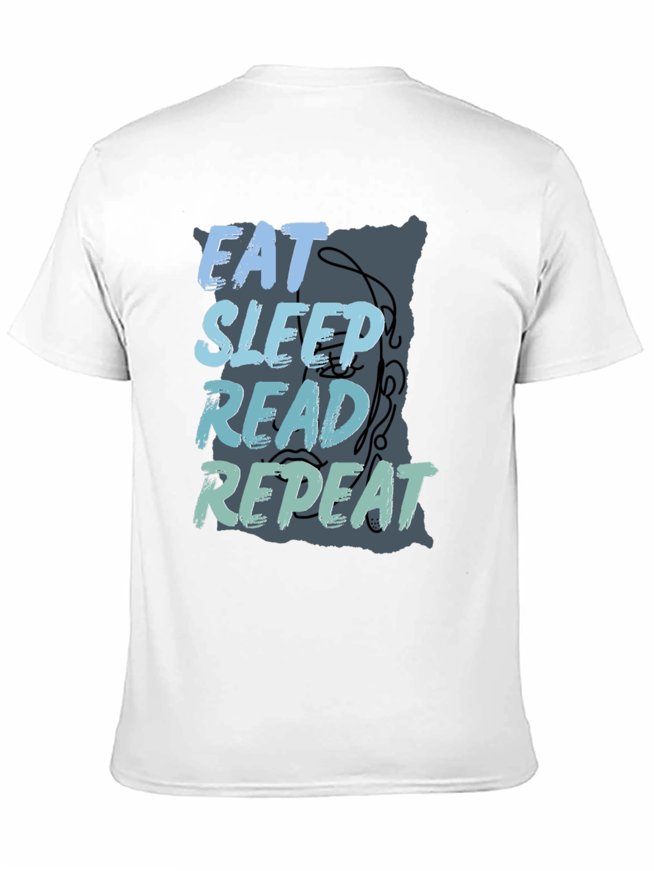 Eat Sleep Read Repeat T-Shirt - Reading Lover Tee
