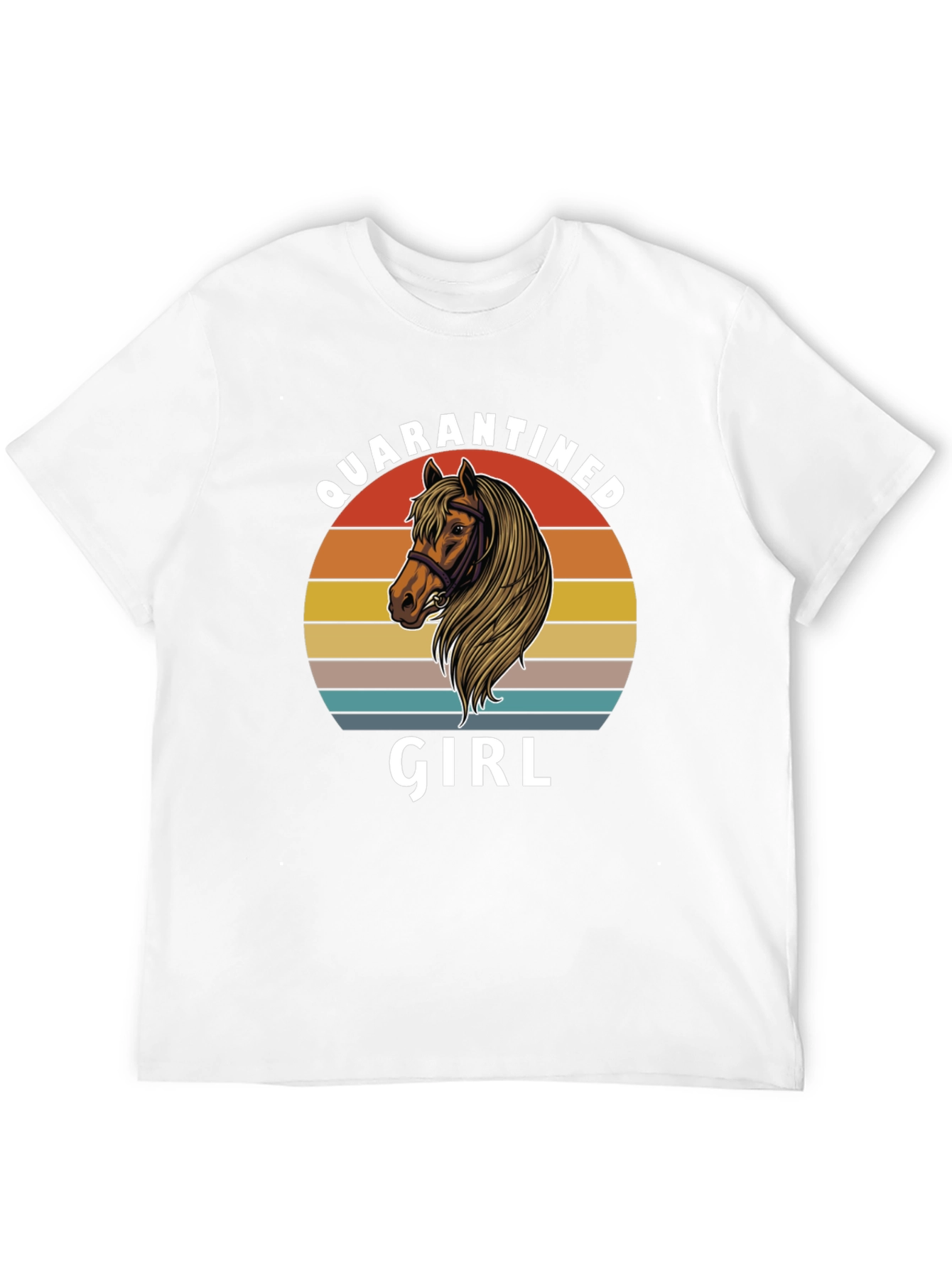 Quarantined Girl Horse T-Shirt