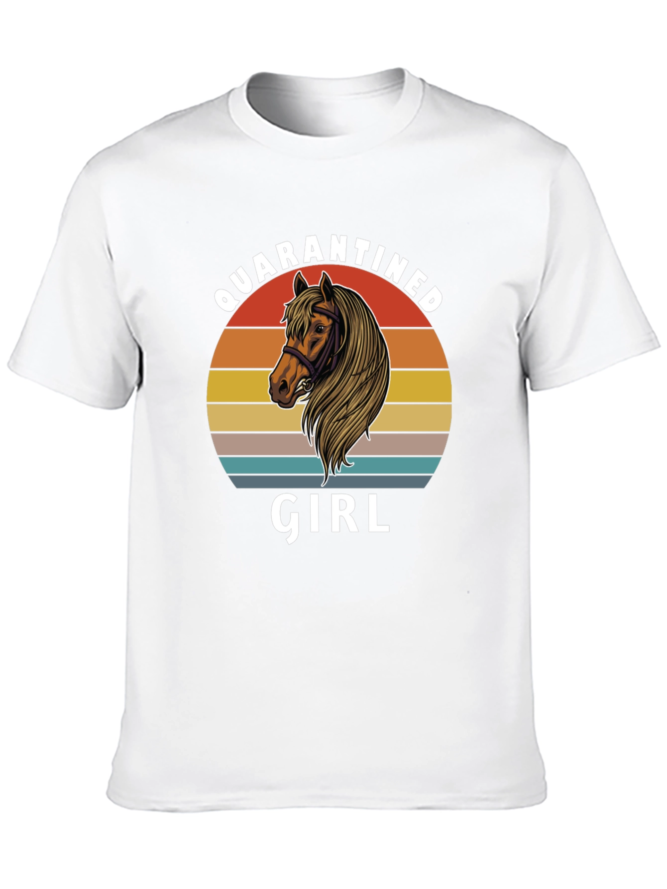 Quarantined Girl Horse T-Shirt