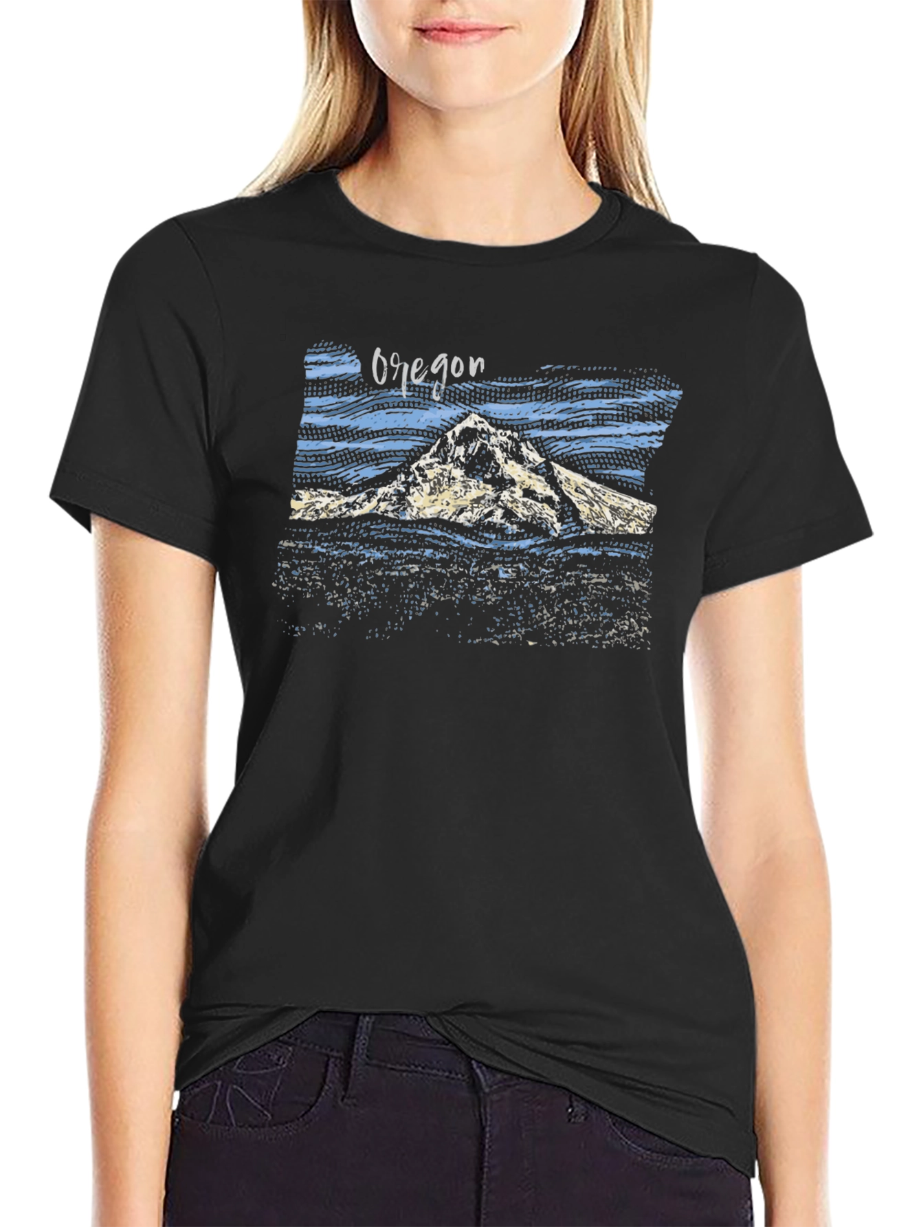 Oregon Graphic Tee - Mountain Design