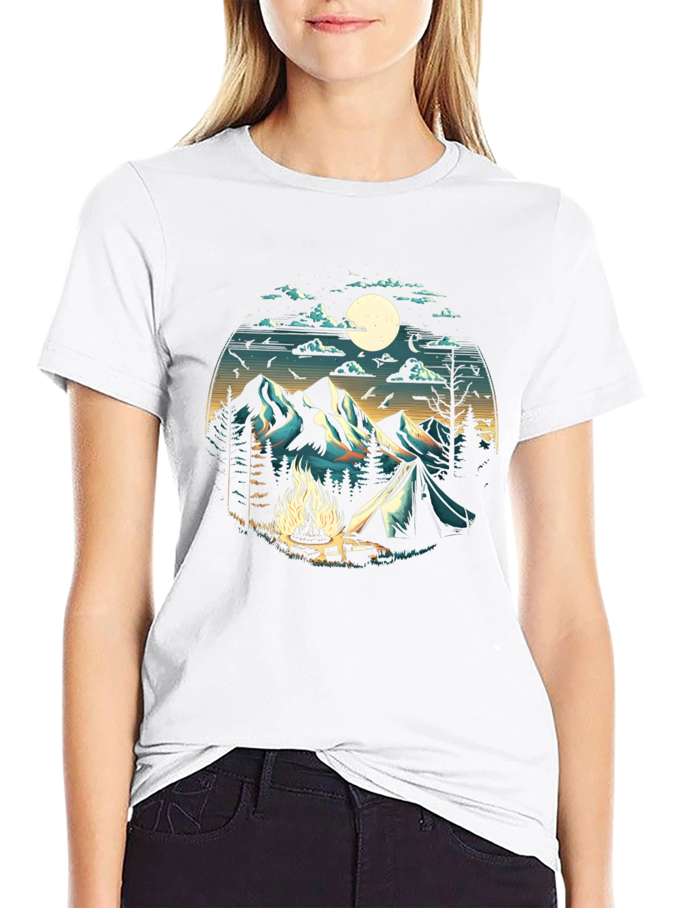 Camping Adventure Graphic Tee