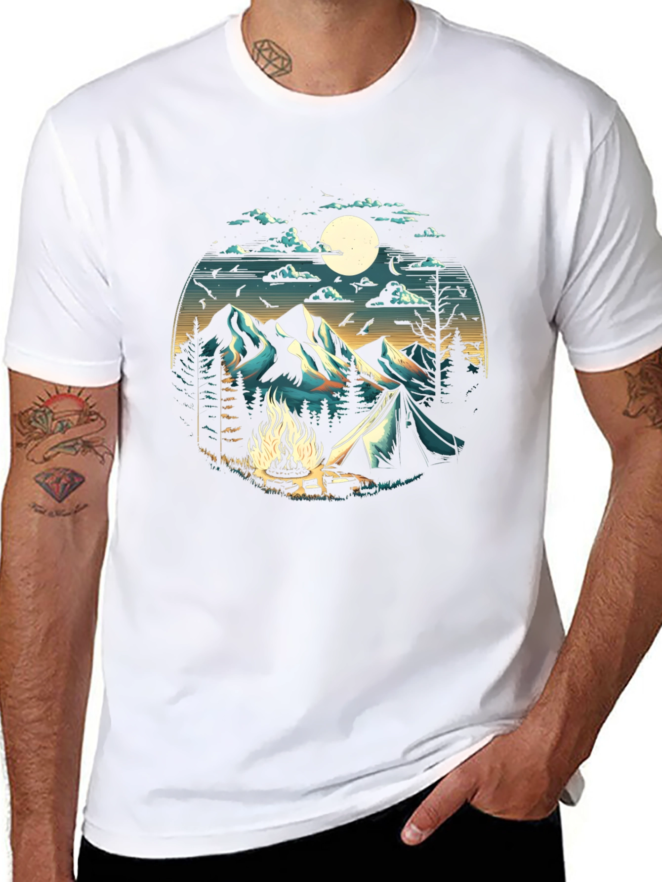 Camping Adventure Graphic Tee