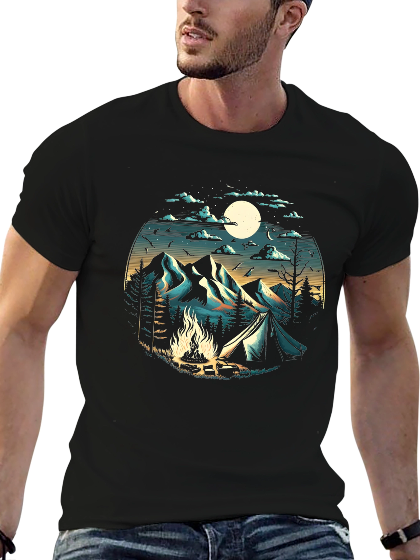 Camping Adventure Graphic Tee