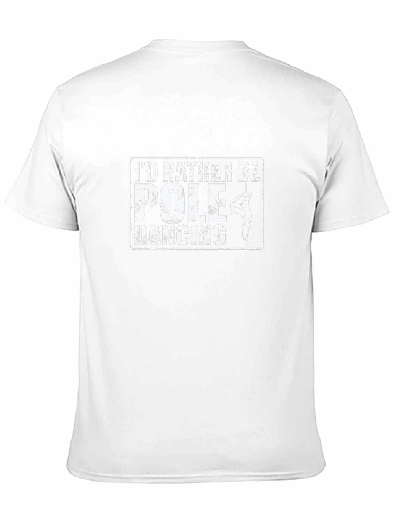 Pole Dancing Graphic Tee - Black Cotton T-Shirt