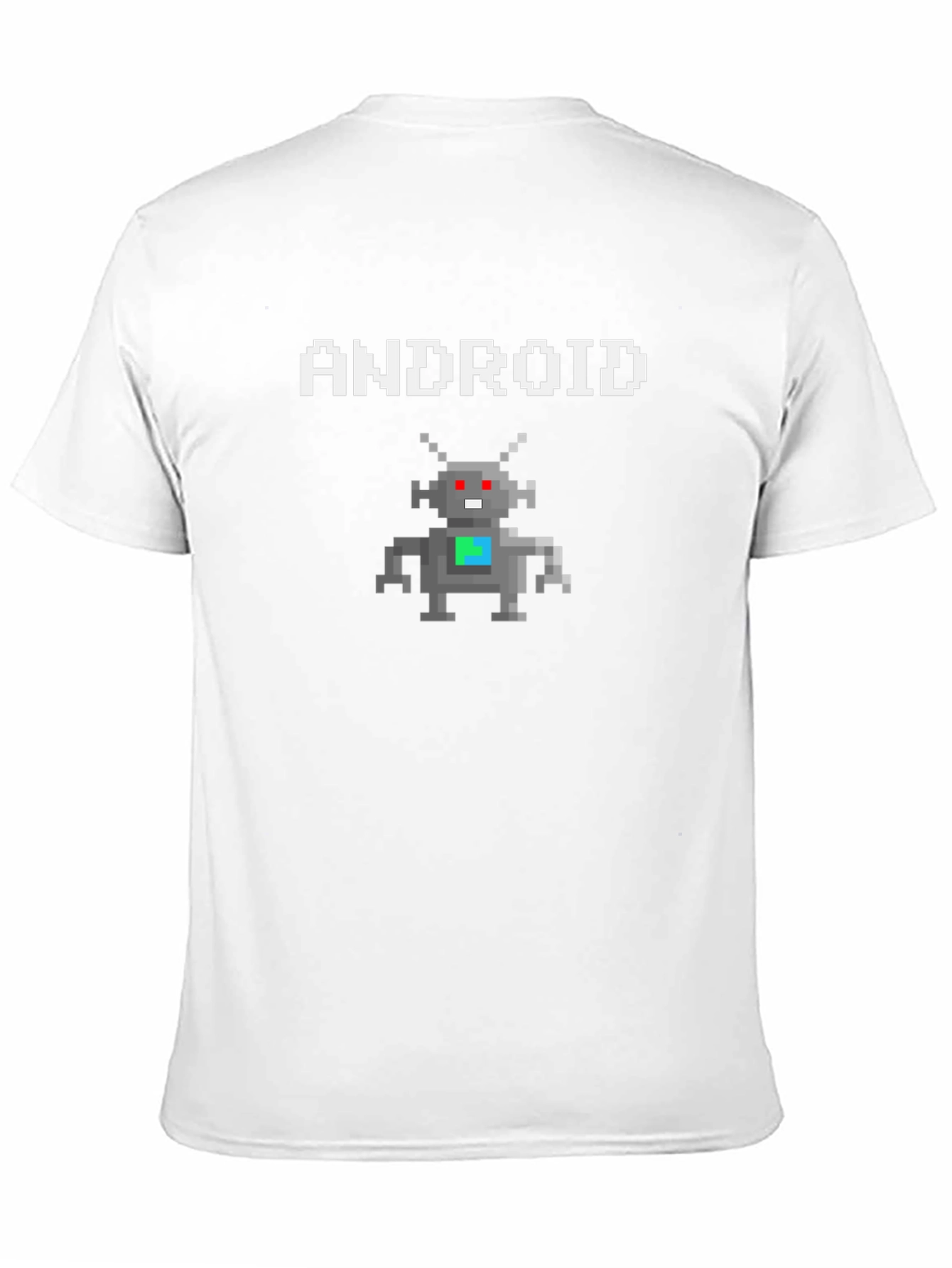 Android Robot Pixel Art Graphic T-Shirt