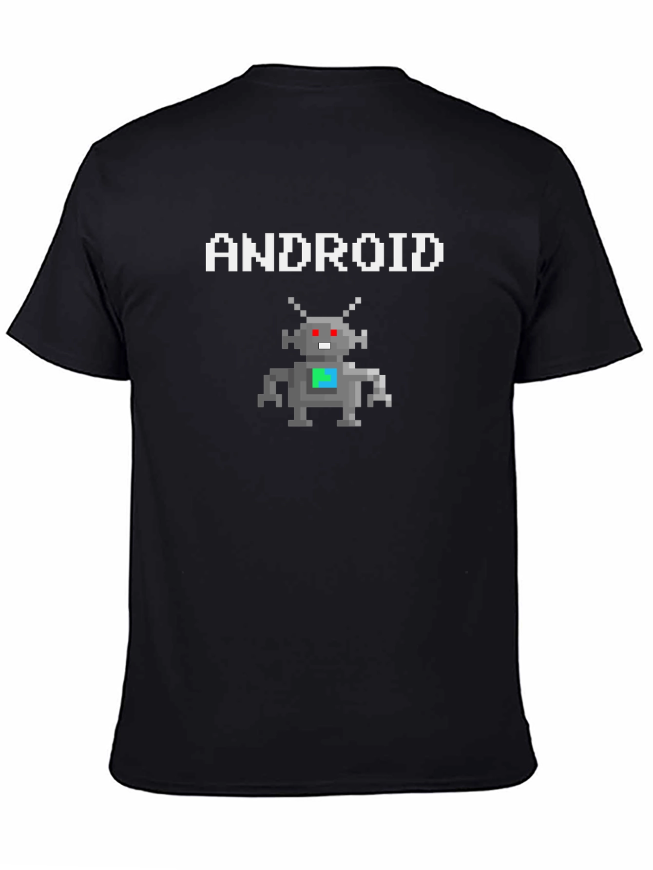 Android Robot Pixel Art Graphic T-Shirt
