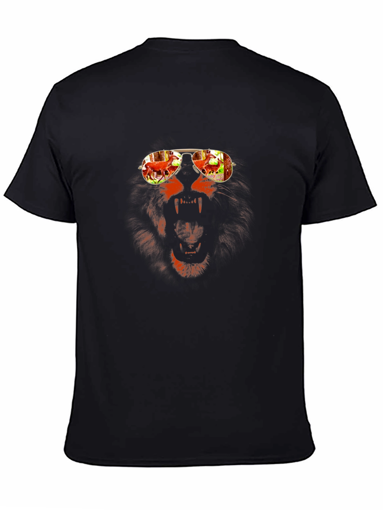 Lion Sunglasses Graphic Tee