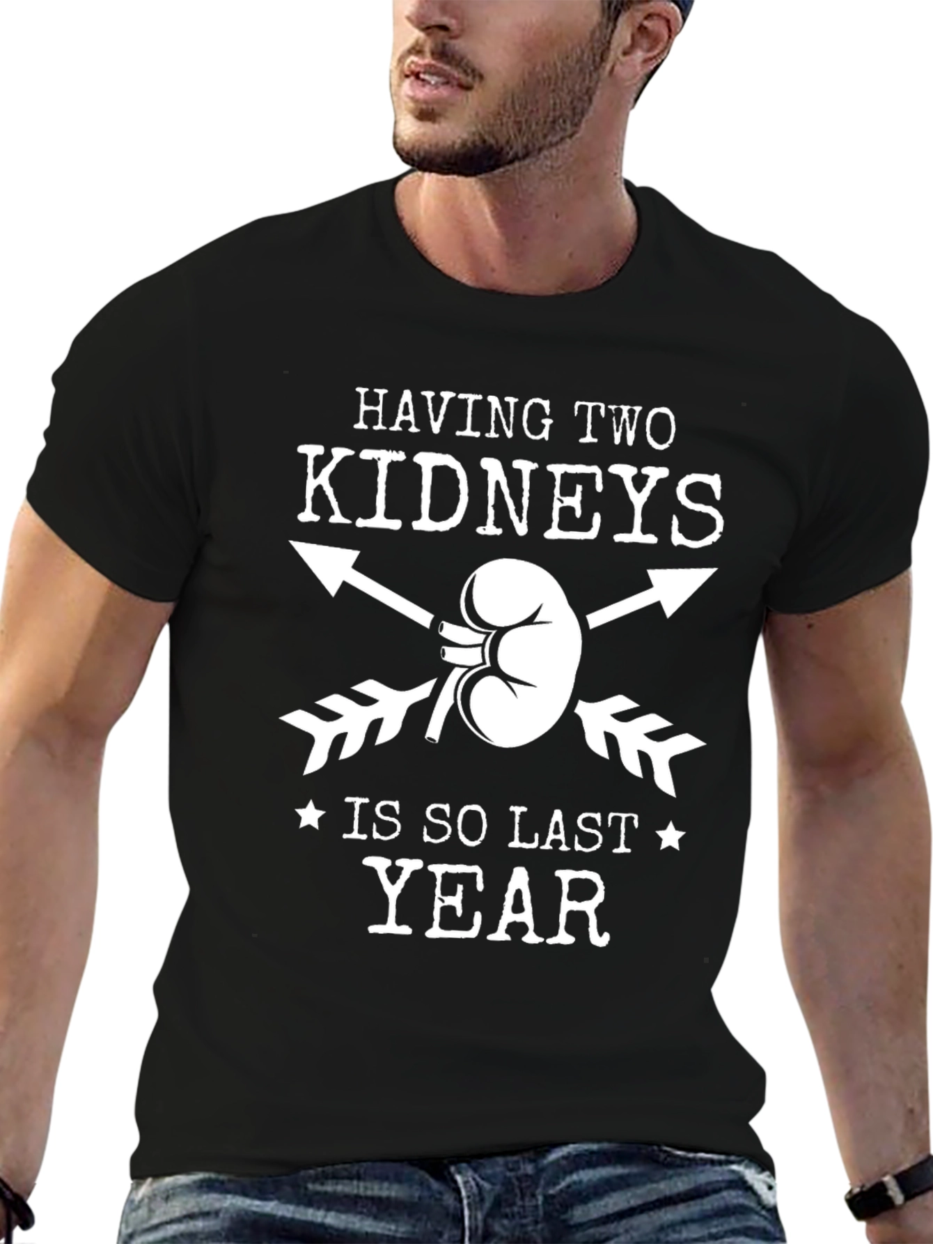 Funny Kidney T-Shirt Single Kidney Awareness Tee
