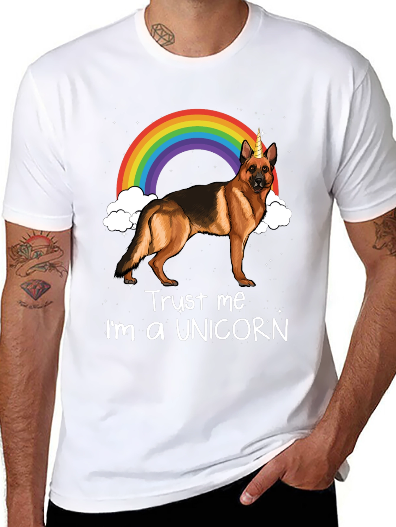 Unicorn Dog Graphic Tee