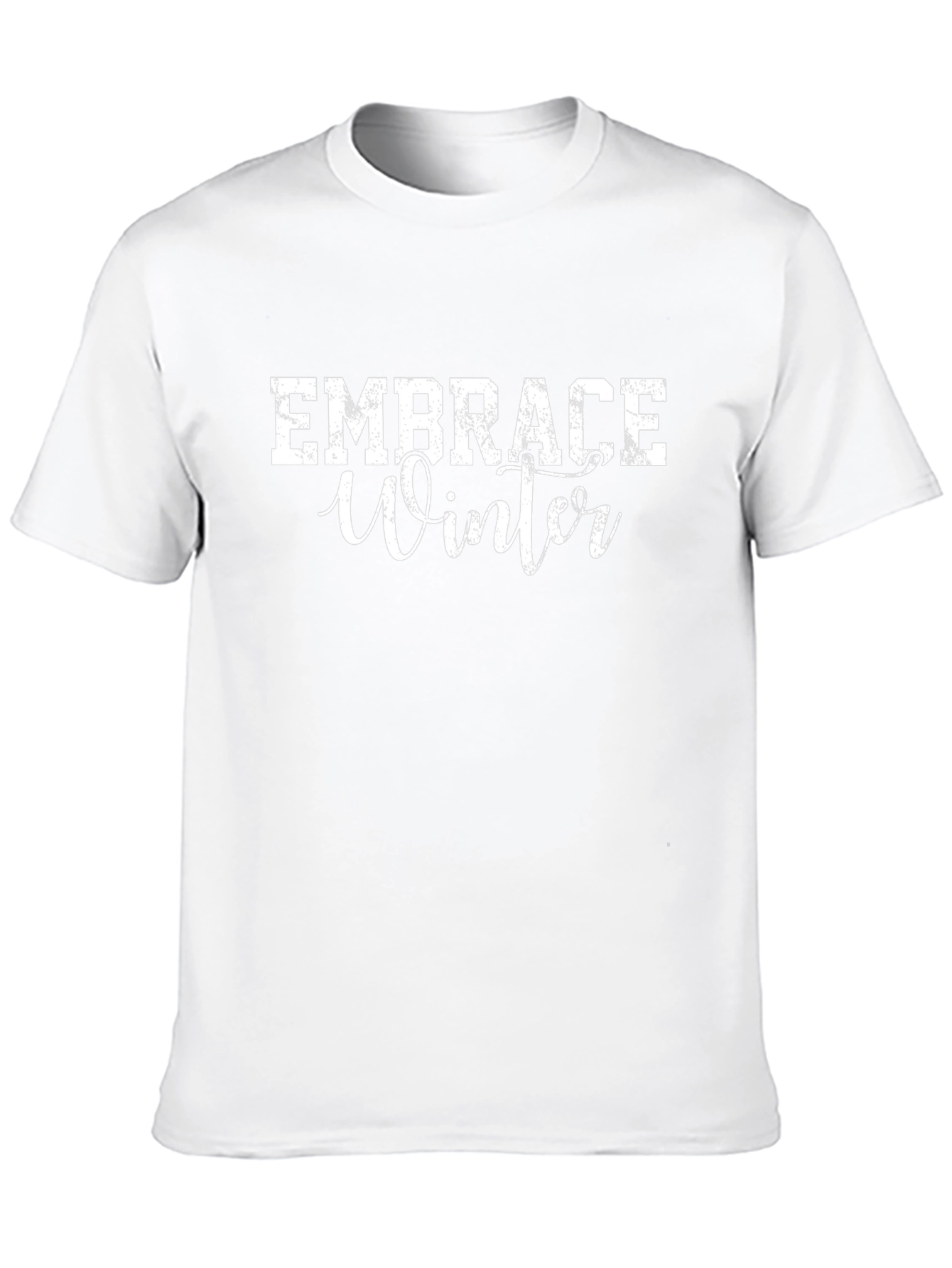 Embrace Winter Black T-Shirt
