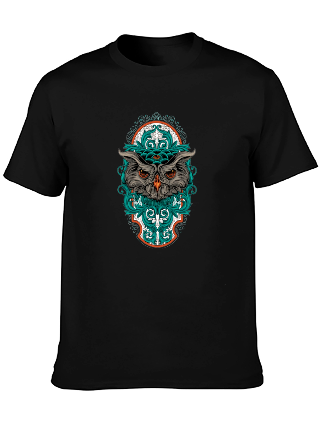 Mystic Owl Graphic Tee - Unique Design
