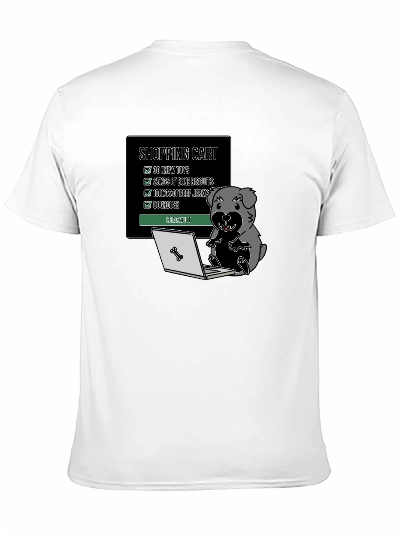 Dog Lovers Shopping Spree Graphic T-Shirt