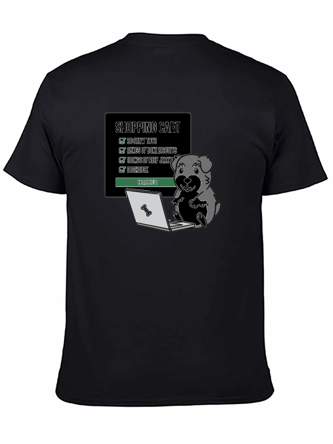 Dog Lovers Shopping Spree Graphic T-Shirt