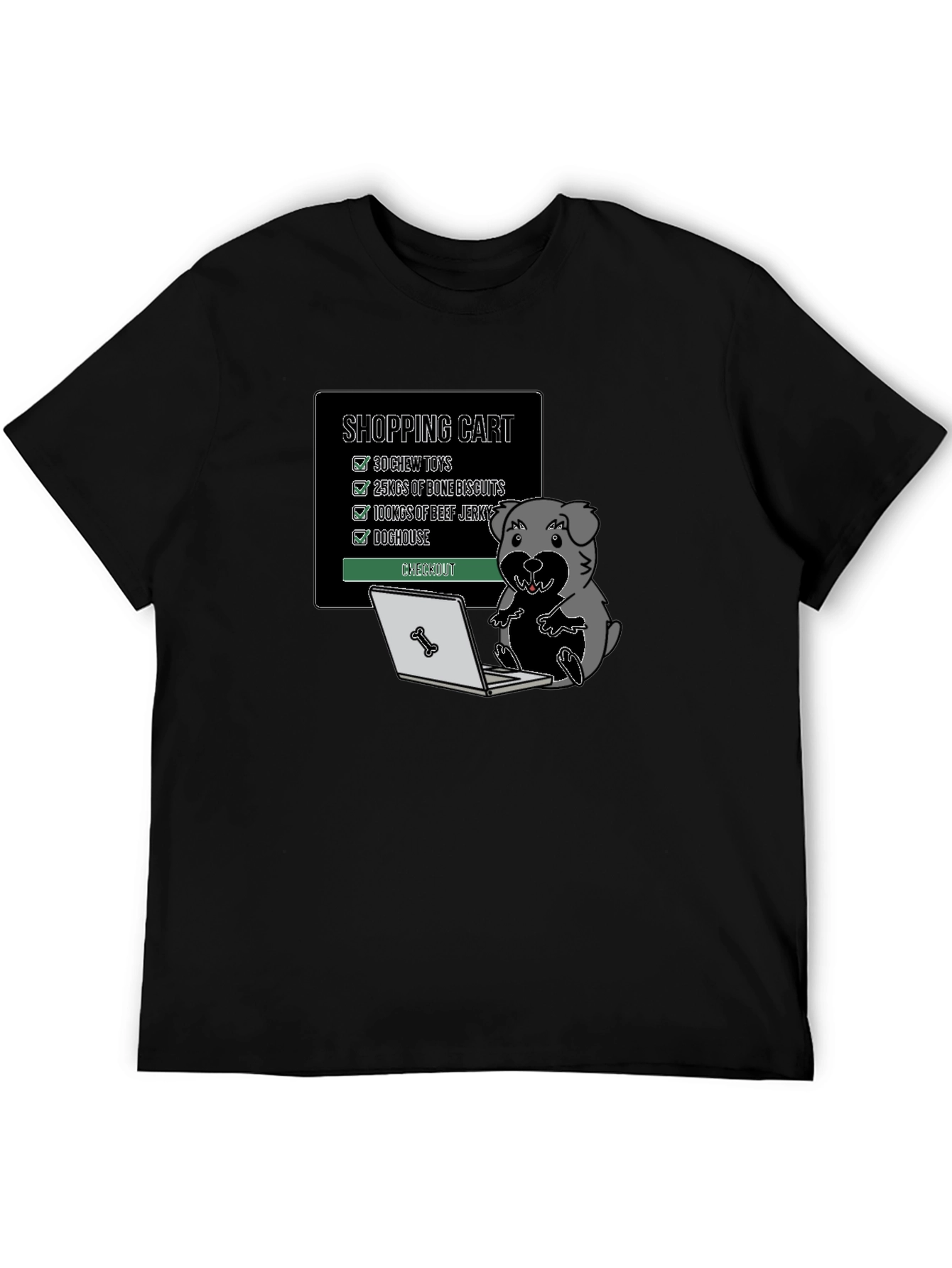 Dog Lovers Shopping Spree Graphic T-Shirt