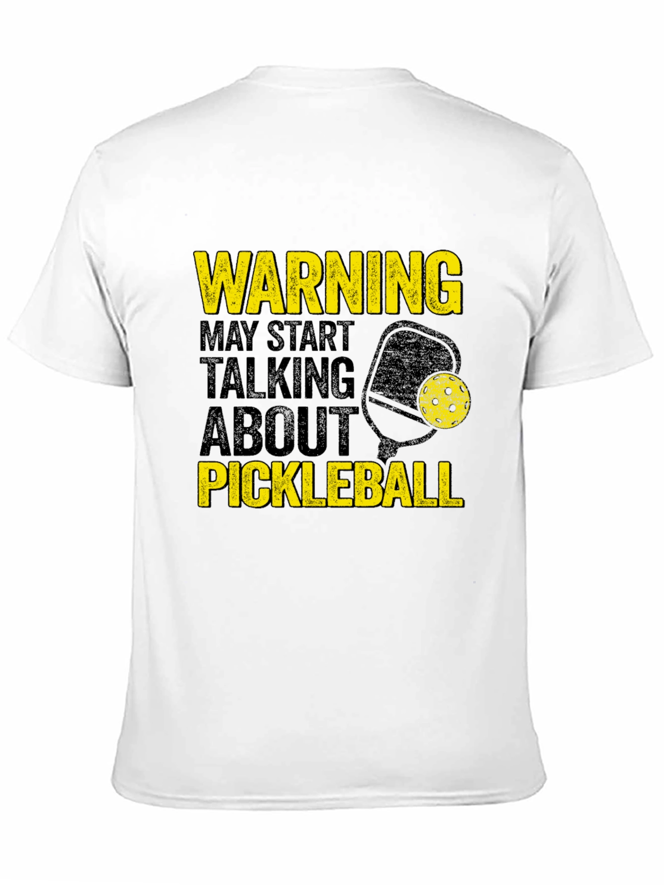 Warning Pickleball Graphic Tee