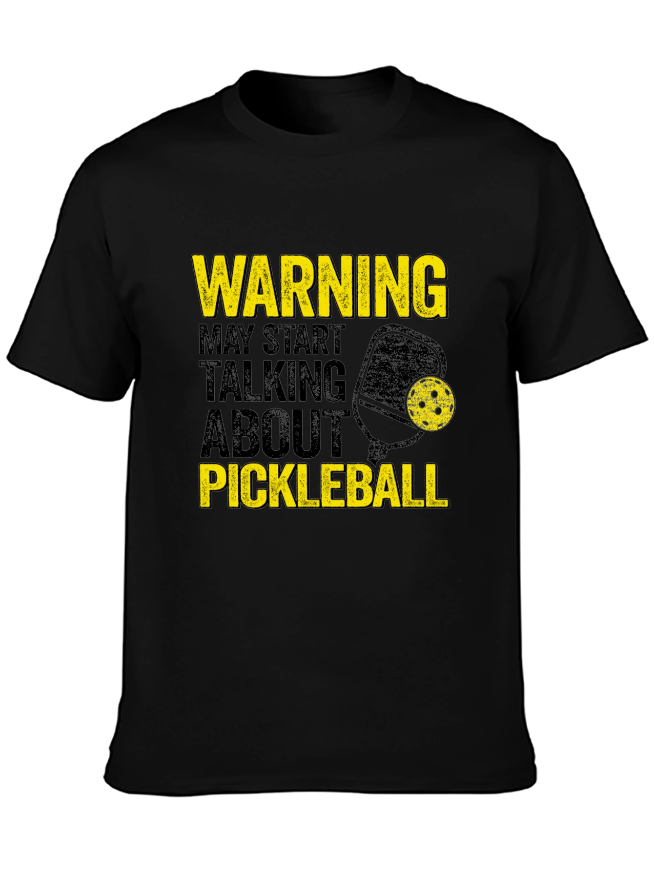 Warning Pickleball Graphic Tee